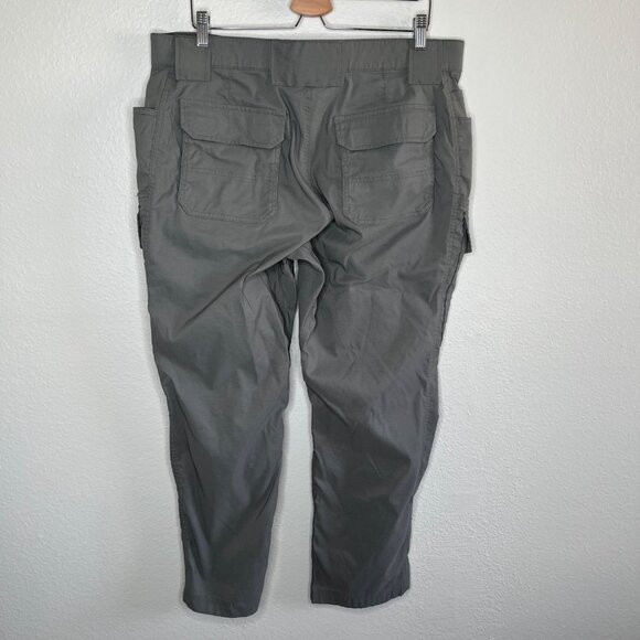 Duluth Flex Dry On The Fly Mens Gray Cargo Pants 38x30 Relaxed Fit - Picture 2 of 10